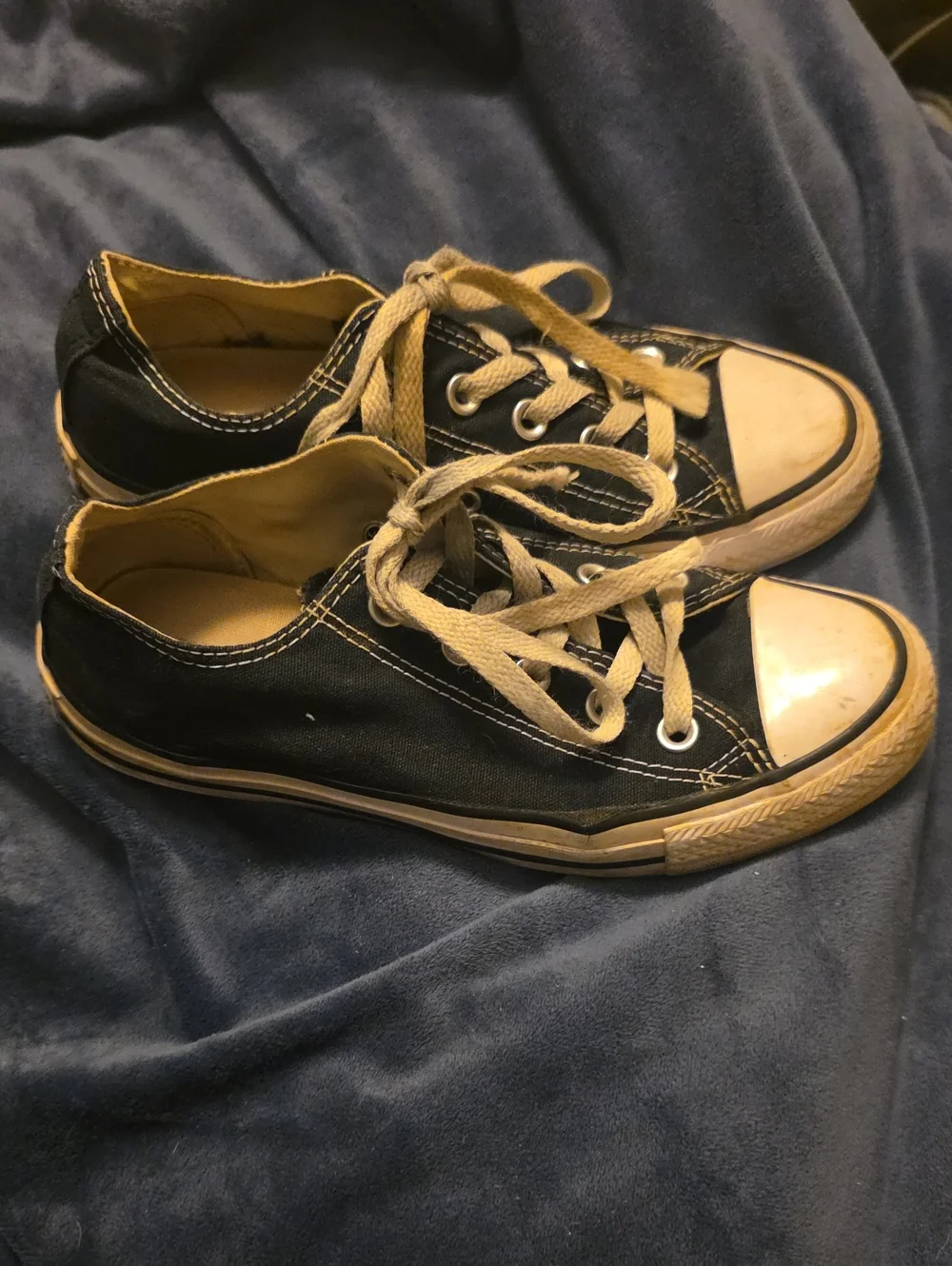 Kids Black Converse Low-Top Sneakers